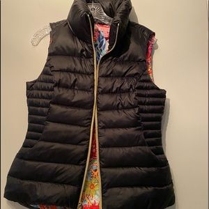 Floral and black lilly pulitzer vest